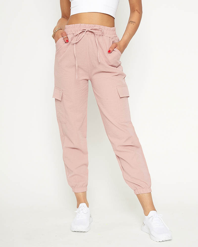 Pinke Cargohose für Damen - Kleidung