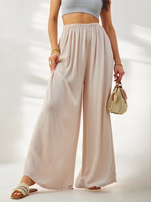 Royalfashion Віскозні пряму жіночі штани з тканини