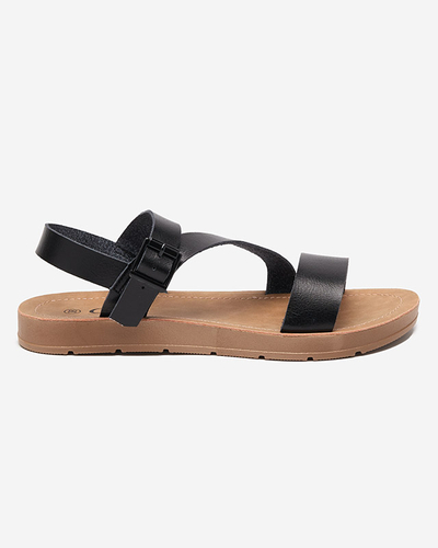 Canni schwarze Damensandalen - Schuhe