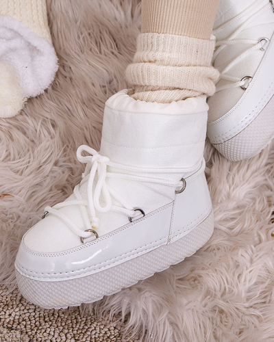 Royalfashion Damen-Schneestiefel zum Schnüren Yevnoie