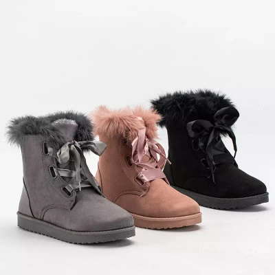 OUTLET Schwarze Damen-Schneestiefel von Ritalo - Schuhe