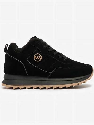 Royalfashion Schwarz isolierte Sportschuhe für Frauen Lahho