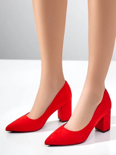 Royalfashion Damen Pumps aus ökologischer Wildleder Ugandes