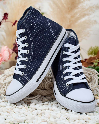 Royalfashion Damen Nimm durchbrochene Sneaker