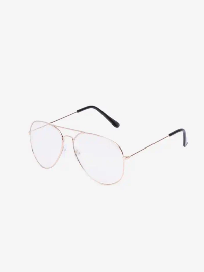 Royalfashion Sonnenbrille transparent im silbernen Rahmen