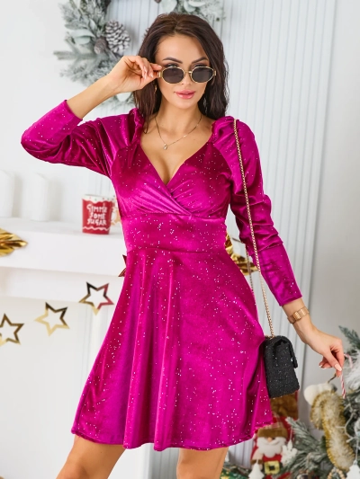 Royalfashion Damenkleid mit Strass