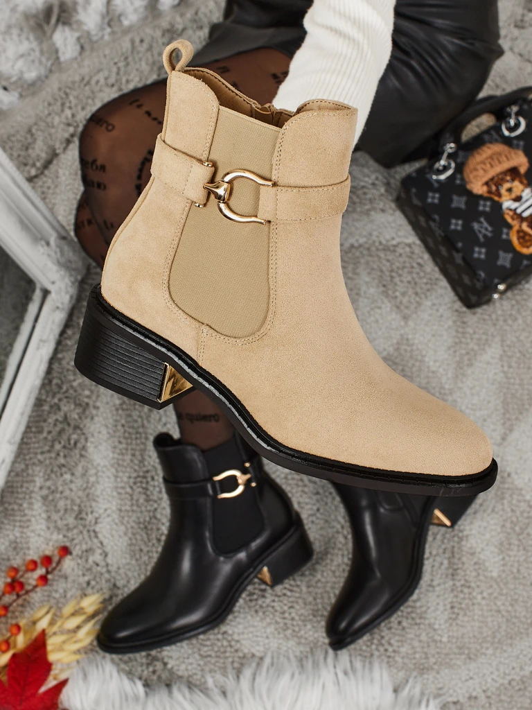 Calivra Damen Stiefeletten aus Öko-Wildleder
