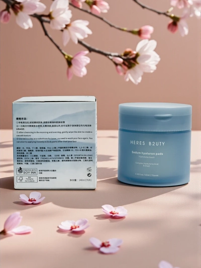 Baumwoll-Kosmetikpads - feuchtigkeitsspendend, mit Hyaluronsäure