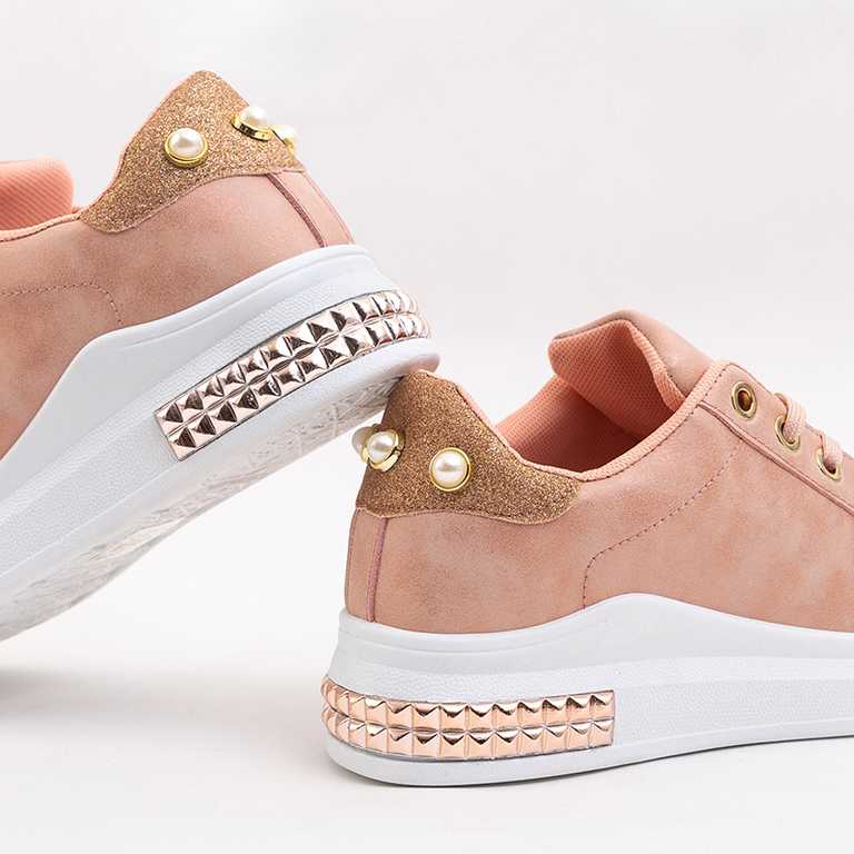 Pink mit Glitzer Damen-Sneaker Kolah - Footwear