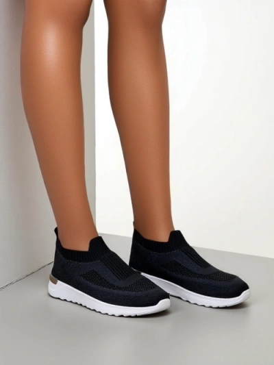 Royalfashion Damen Slipper Stoff Sport Schuhe Terrifa