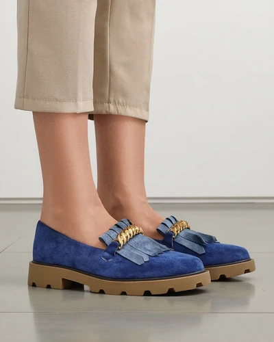 Royalfashion Damen Eco-Suede Mokassins Mare Nostrum