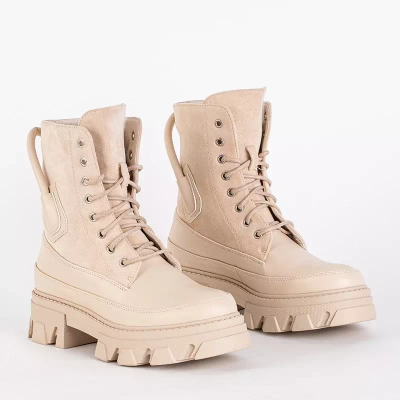 OUTLET Beige isolierte Damentaschen Emilla - Schuhe