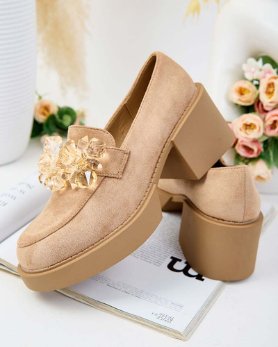 Royalfashion Damen Pegorani hohe Stöckel Halbschuhe