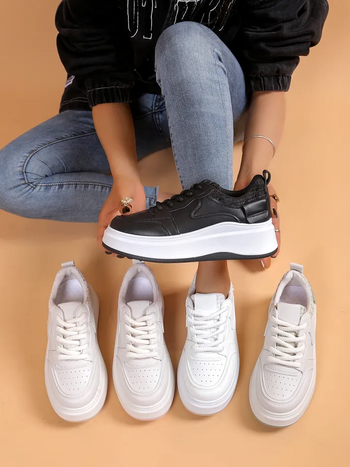 Royalfashion Damen Plattform Sportsneakers Lincidi