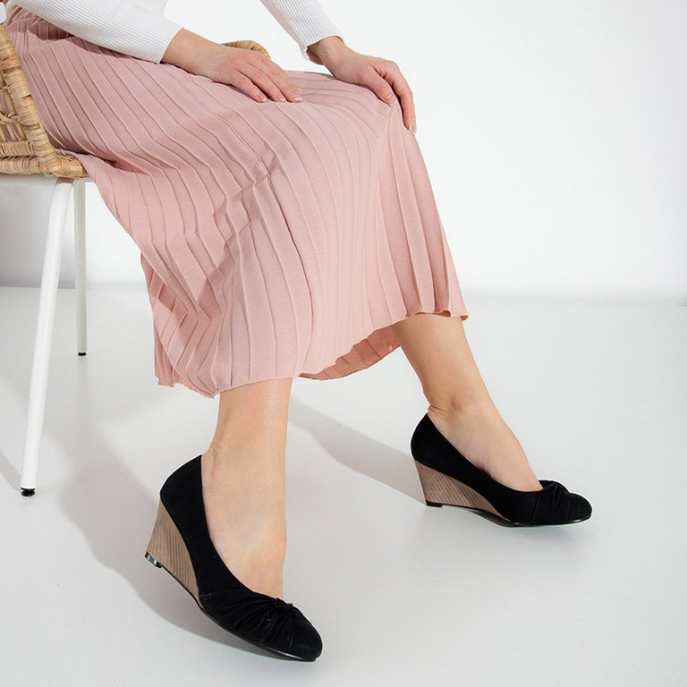 Schwarze Nicolas Keilabsätze für Damen - Schuhe