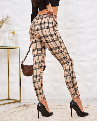 Royalfashion Warmed checkered women's teggings