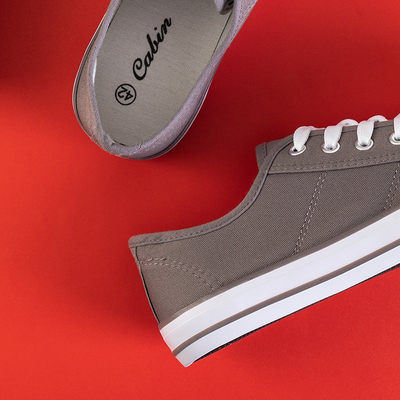 Lucas graue Herren Turnschuhe - Schuhe