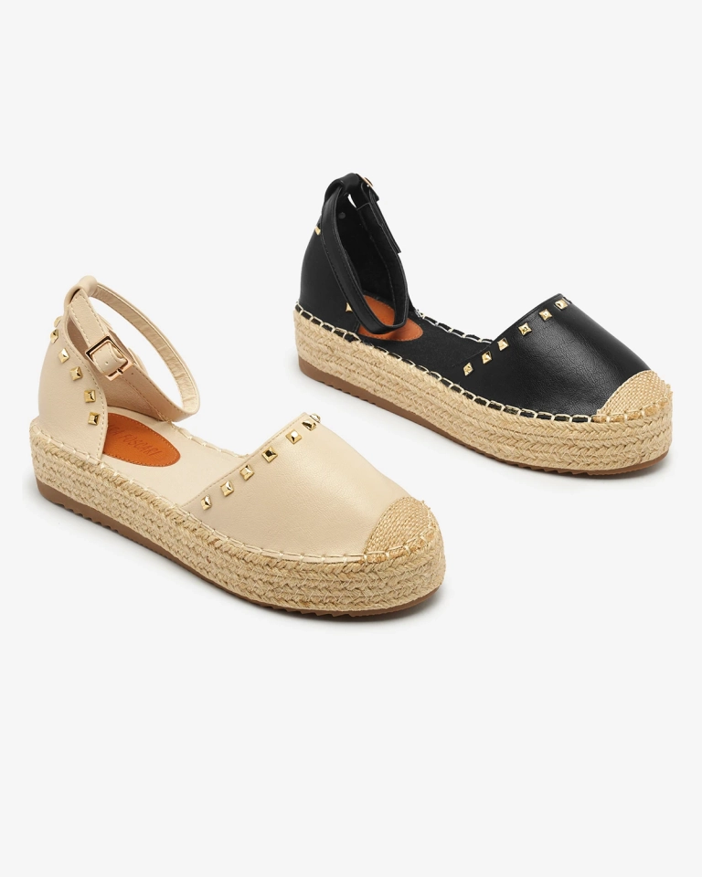 Royalfashion Schwarz Damen Espadrilles Seffc