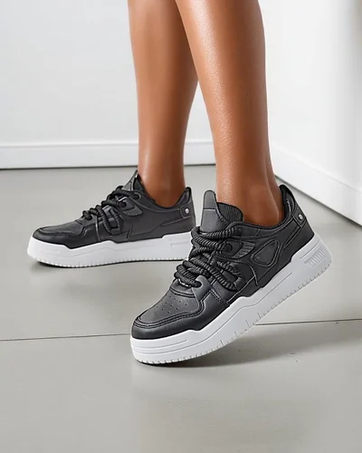 Royalfashion Damen Sport Sneakers auf einer dickeren Sohle Uanes