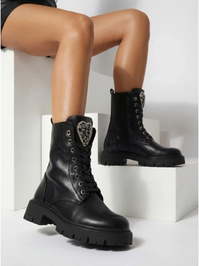 Luna Damenstiefel Schwarz Leder Elegant für den Herbst