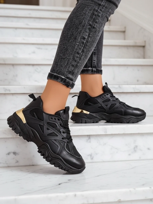 Stilosa Luma Чорні Жіночі Снікерси з Екологічної Шкіри