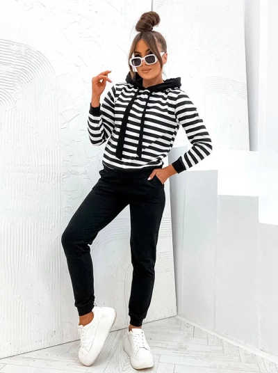Royalfashion Damen-Set aus gestreifter Baumwolle
