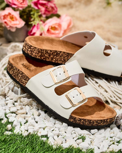 Royalfashion Damen Rolotta flache Sohle Flip-Flops