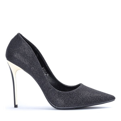 Schwarze Stilettos mit Glitzer Cassidy - Footwear