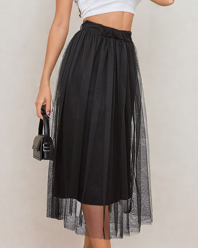 Royalfashion Doppellagiger Midirock für Damen