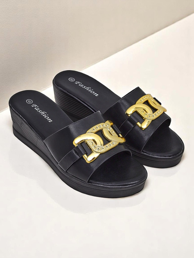 Royalfashion Damen Keilsandaletten Nolia