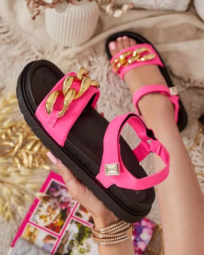 Royalfashion Damen Orette Ketten-Sandalen