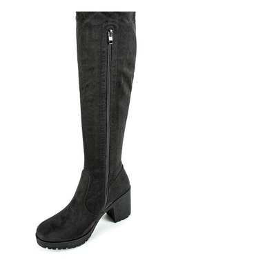 Сірі черевики на високій стійці від Ivisha - Взуття