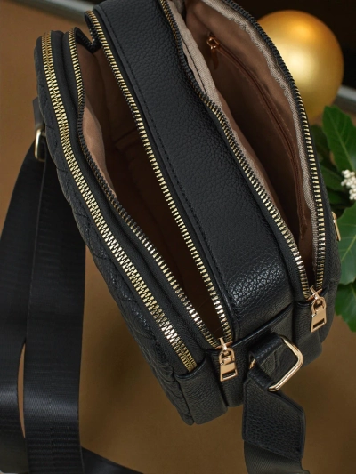 Gesteppte kleine Damenhandtasche aus Öko-Leder Corinne