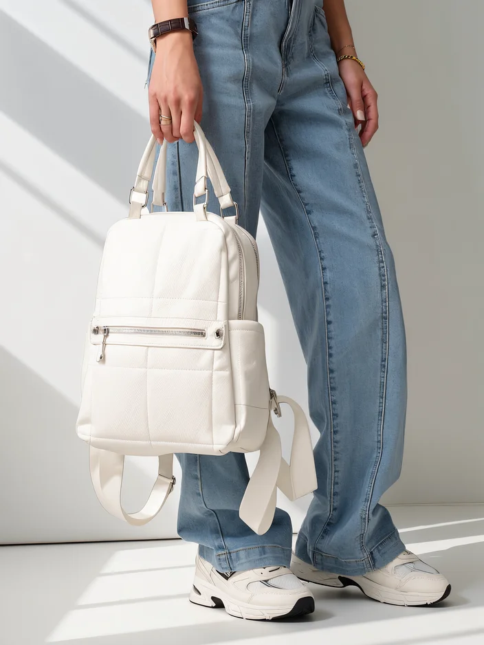Royalfashion Damen-Ökoleder-Rucksack
