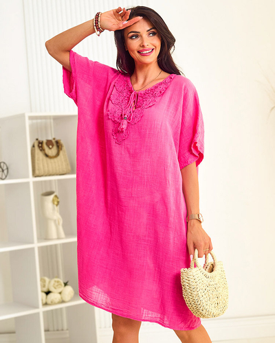 Royalfashion Damen Baumwolltunika in Übergröße für den Sommer