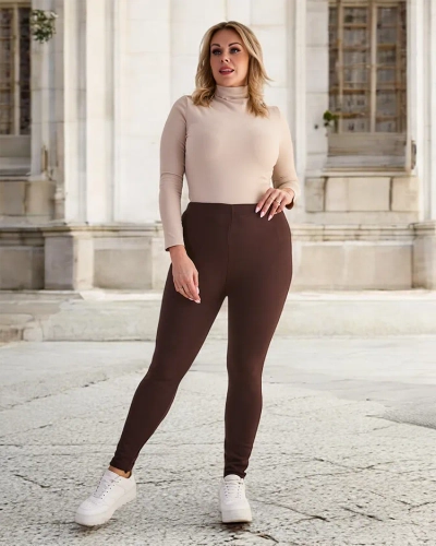 Royalfashion Isolierte Damen-Treggings-Hose PLUS SIZE