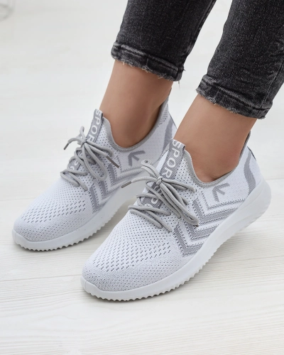 Damen-Sportschuhe aus Stoff in weißer Farbe Leridis - Footwear