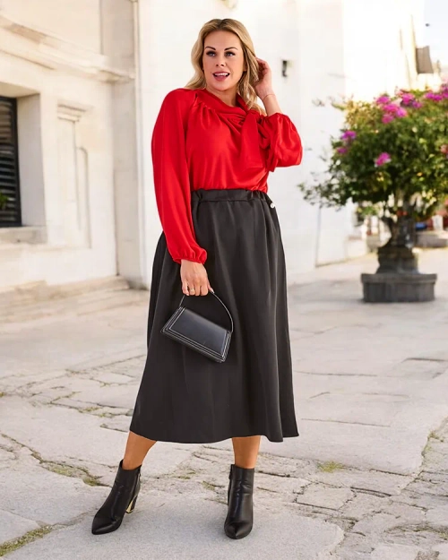 Жіноча міді-спідниця від Royalfashion