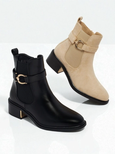 Damen Stiefeletten aus Öko-Leder Calivra