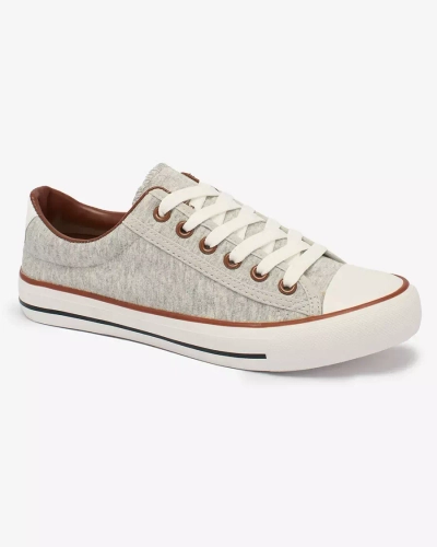 Royalfashion Hellgraue Damen Gumpy Sneakers