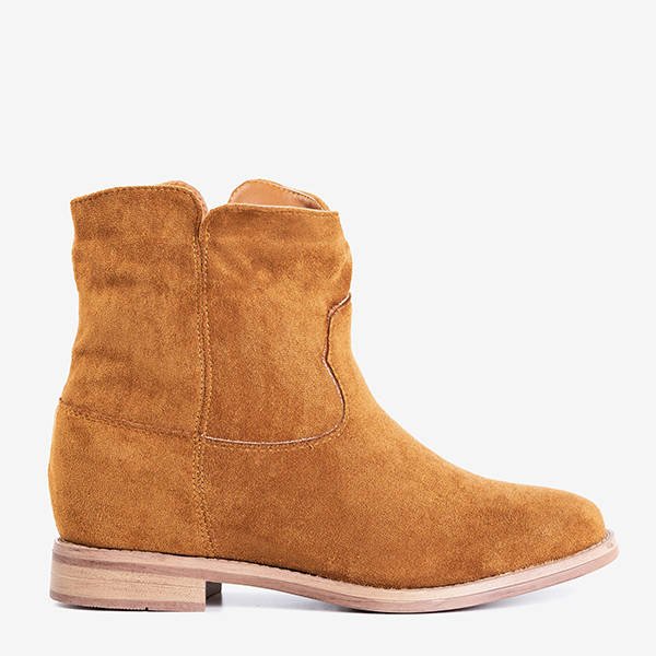 Eliana Stiefeletten aus Öko-Wildleder mit Keilabsatz