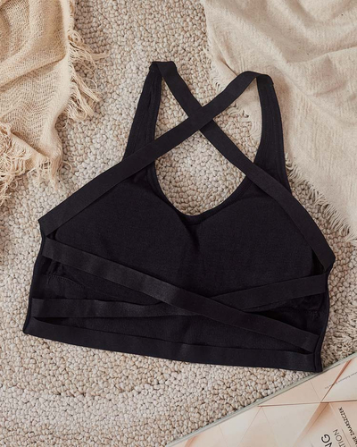 Royalfashion Damen Sport-BH mit Zirkonen