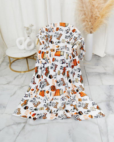 Покривало Royalfashion Halloween біле покривало 160x200