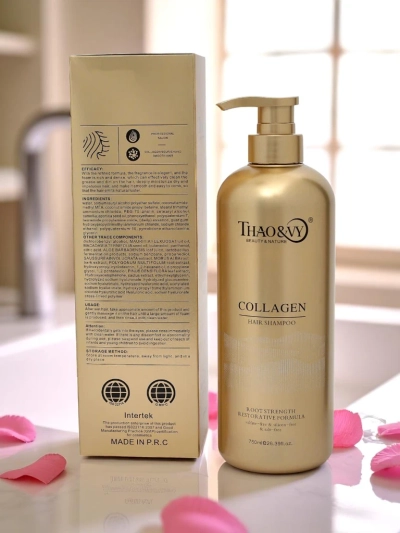 Kollagen-Haarshampoo – spendet Feuchtigkeit und glättet das Haar