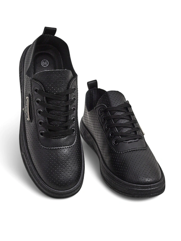 Royalfashion Schnürschuhe für Damen mit einem Druck Fennie