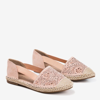 Rossinia rosa offene Espadrilles - Schuhe