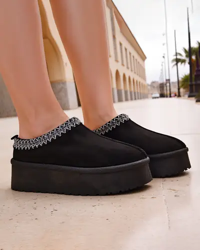 Royalfashion Kurzstiefel wie Damen-Schneestiefel Fesio