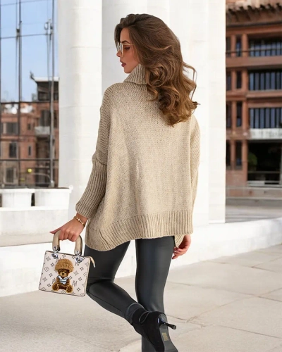 Royalfashion Damen-Rollkragenpullover