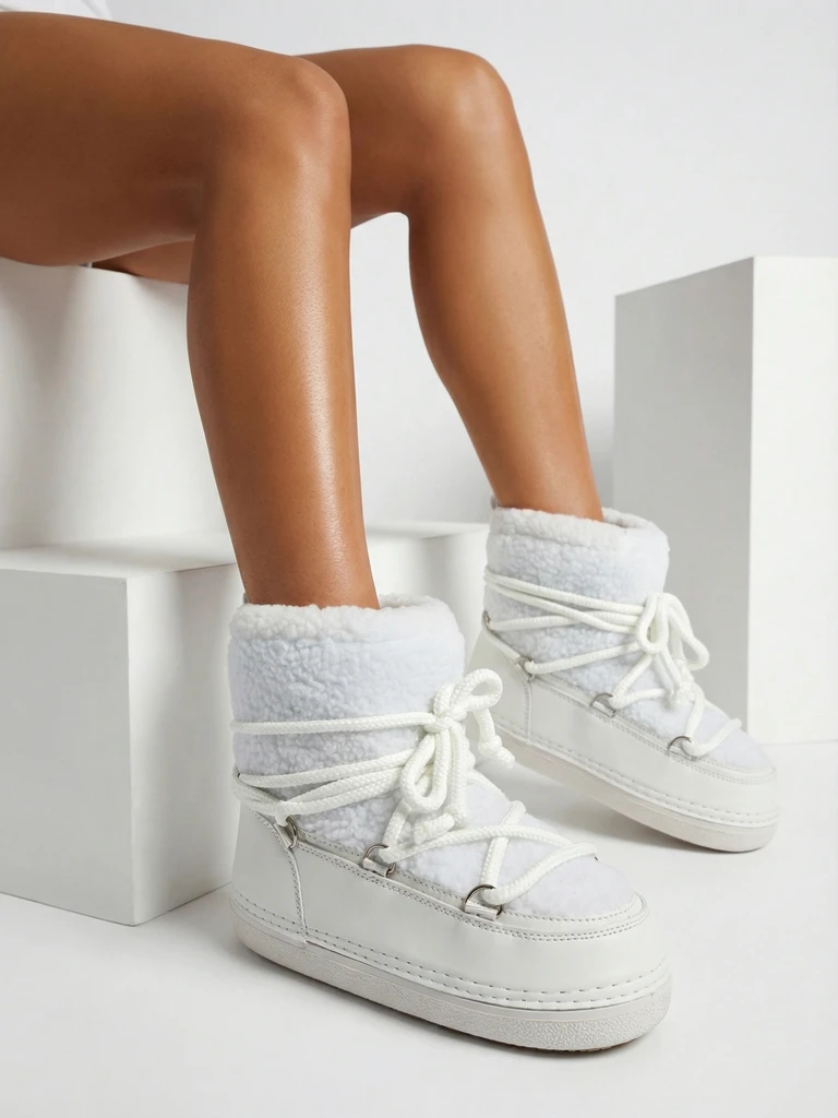 Damen Schneestiefel mit Fell Uvella