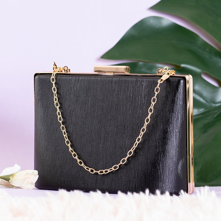 Kleine schwarze Clutch - Handtaschen